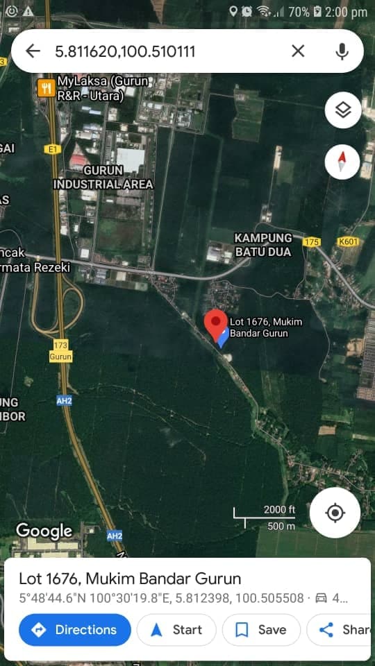 Tanah Tepi Jalan Zoning Kediaman, Gurun, Kedah - photo 4