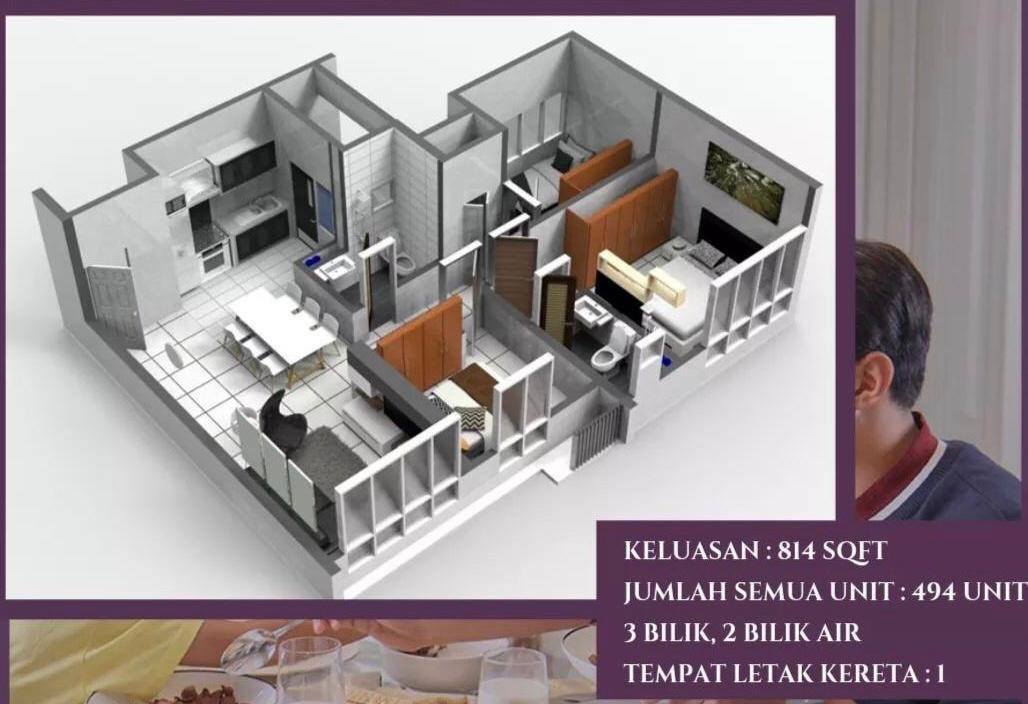 RUMAWIP RESIDENSI AKASIA JUBILEE 300K KL CITY - photo 4