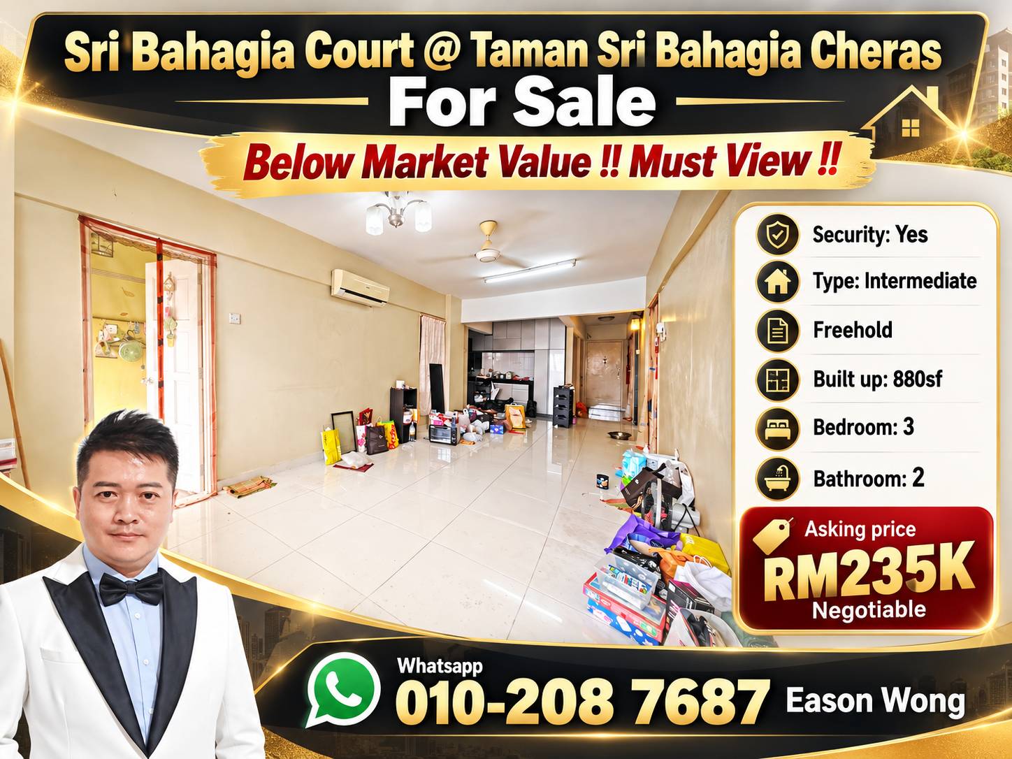 Sri Bahagia Court For Sale