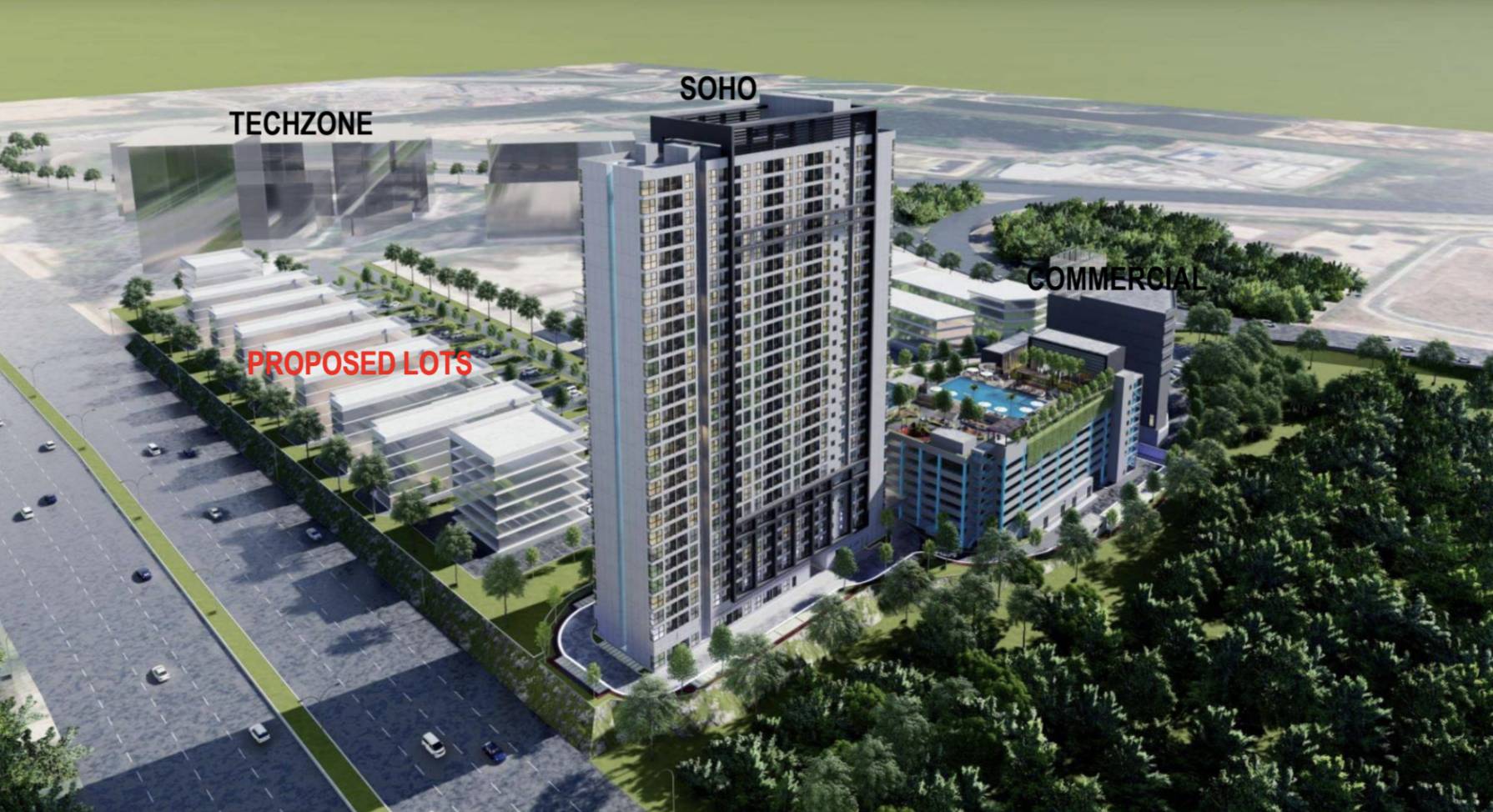 Commercial land with development order for offices - photo 2