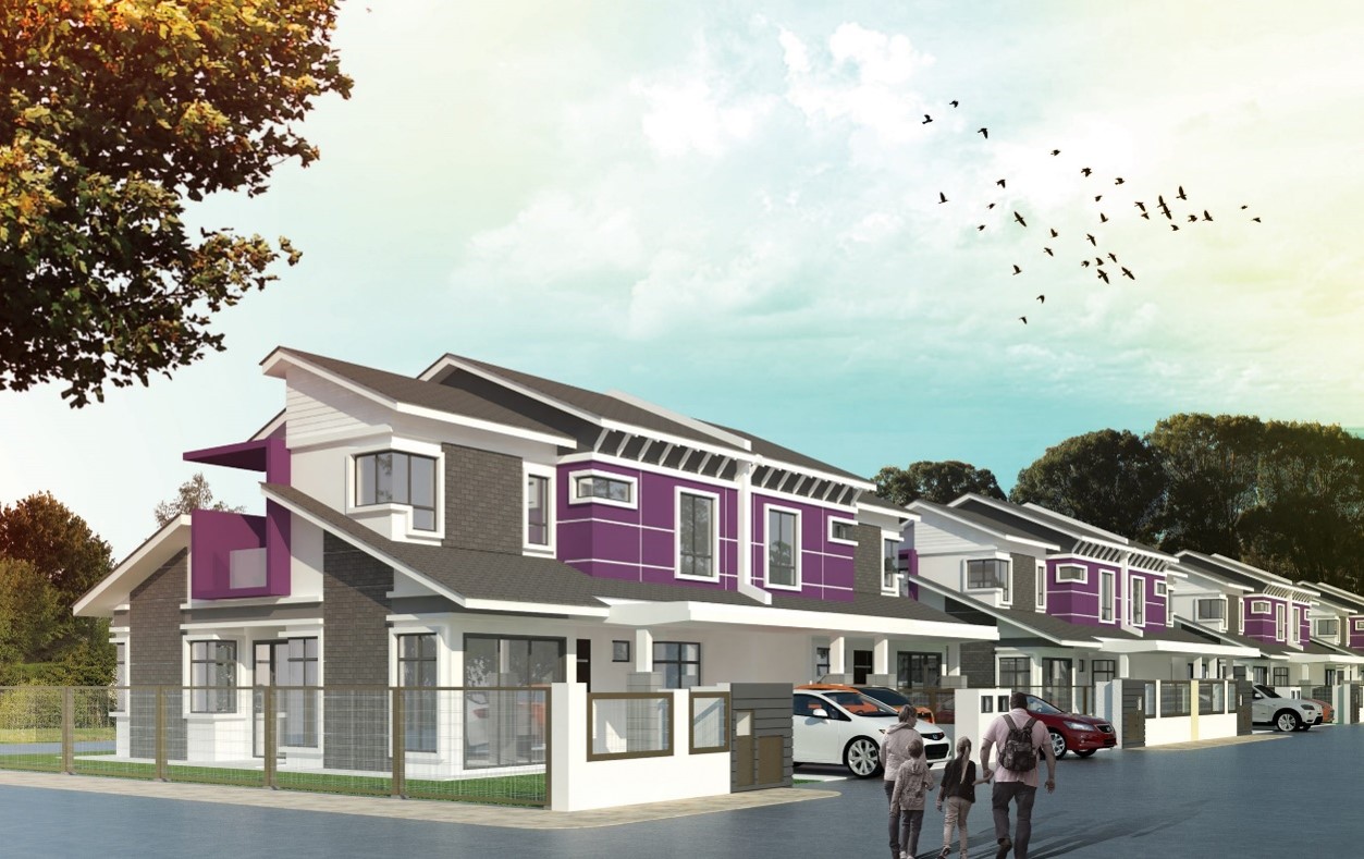 Rumah Semi D, Teres 2 Tingkat, Kebun Baru - photo 2