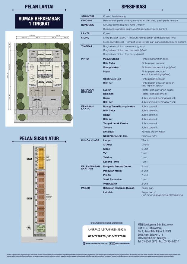 NEW PROJECT SEMI D TAMAN MERU MAKMUR 3 KLANG - photo 2