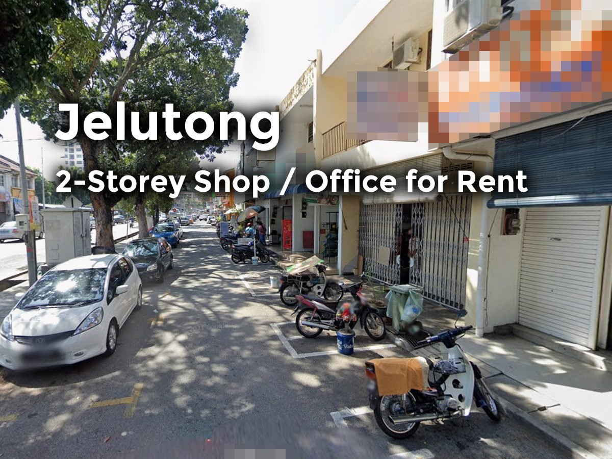 Jelutong 2-Storey Shop / Office for Rent High Visibility