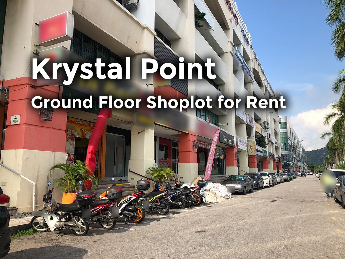 Krystal Point Bayan Lepas Ground Floor Shop for Rent