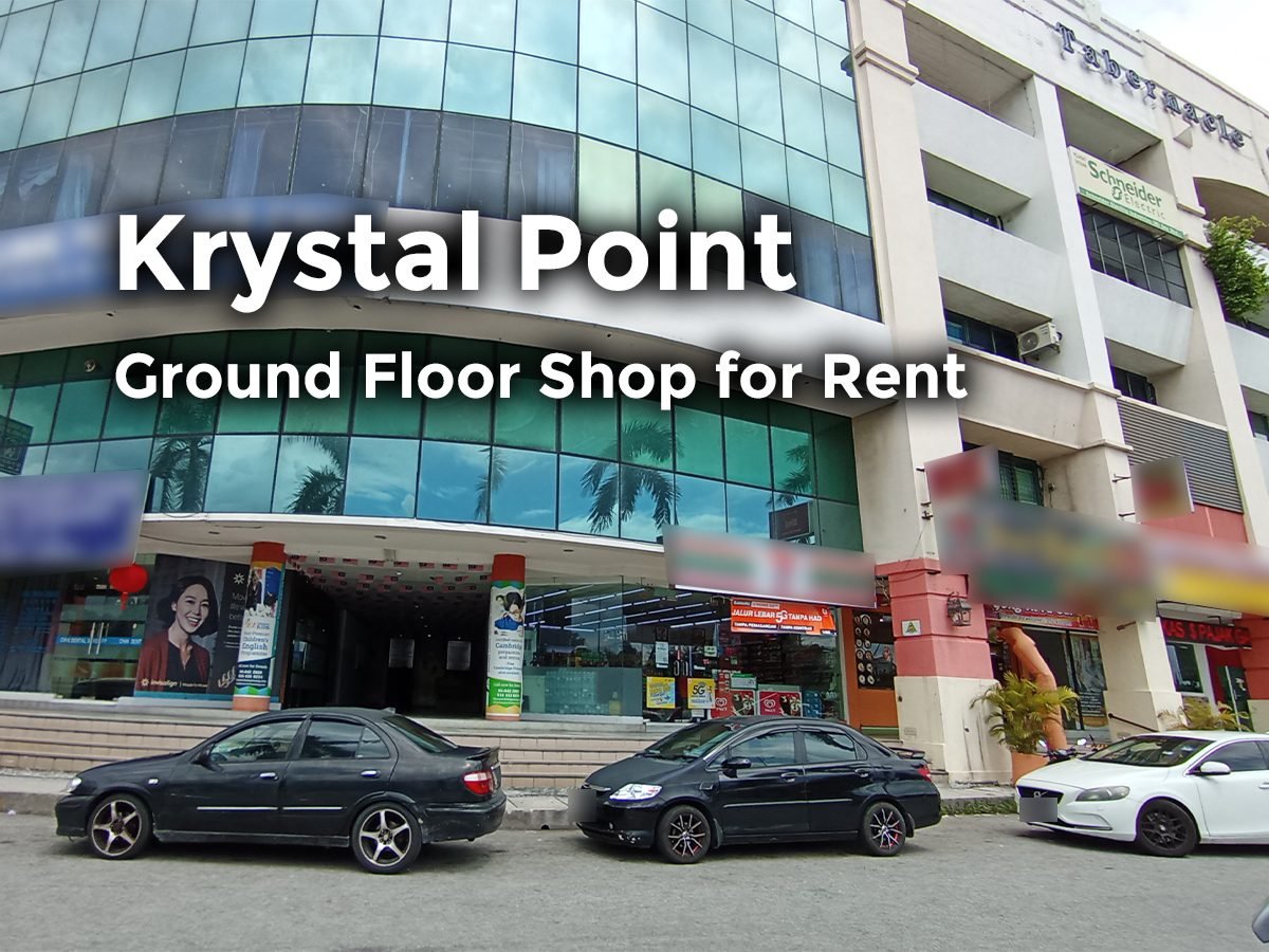 Krystal Point Bayan Lepas Ground Floor Shoplot for Rent | 2,000 sqft