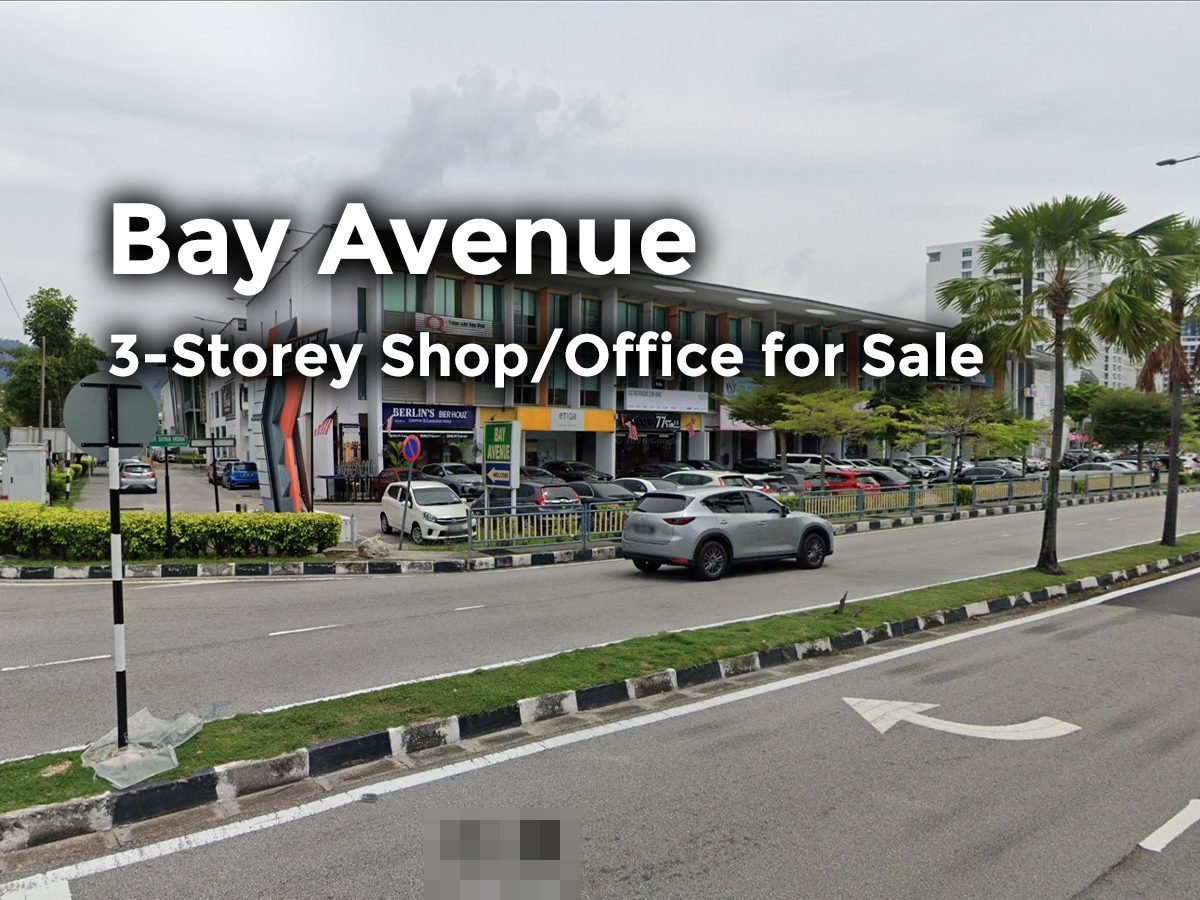 Bay Avenue Bayan Lepas 3-Storey Shop Office for Sale | Main Road Frontage
