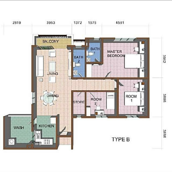 Pangsapuri Anggun, Seksyen 4 Bandar Baru Bangi -1290 sqft - photo 12