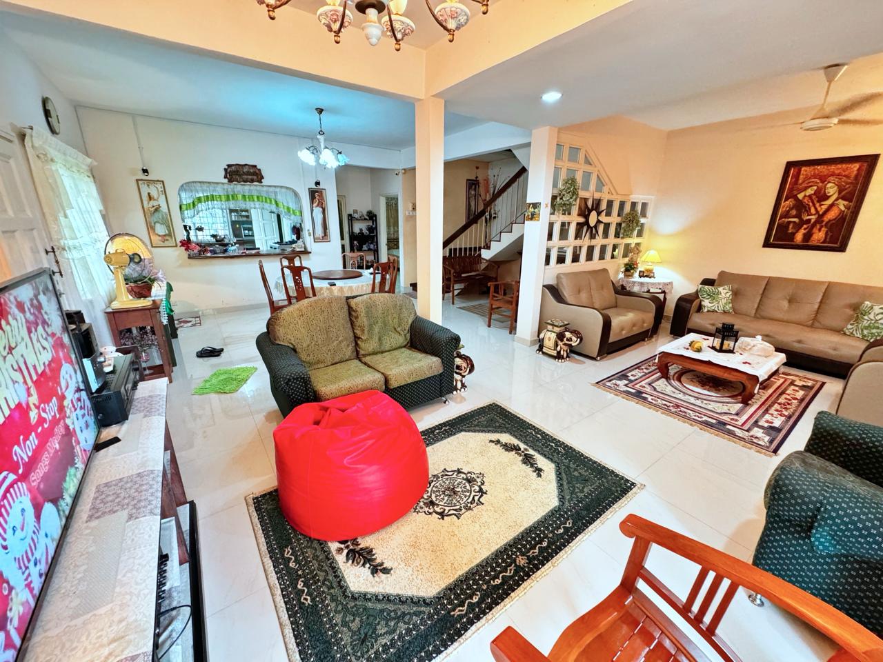 Facing Open 2 Storey Semi D Taman Bukit Kajang - photo 4