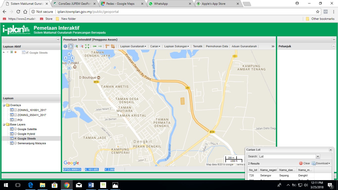 RESIDENTIAL LAND READY FOR DEVELOPMENT DENGKIL