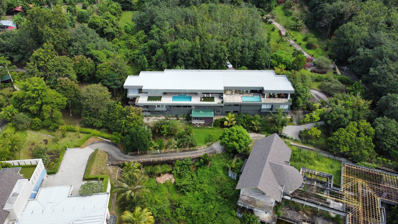 Contemporary Hillside Villa With Panoramic Sea Vie