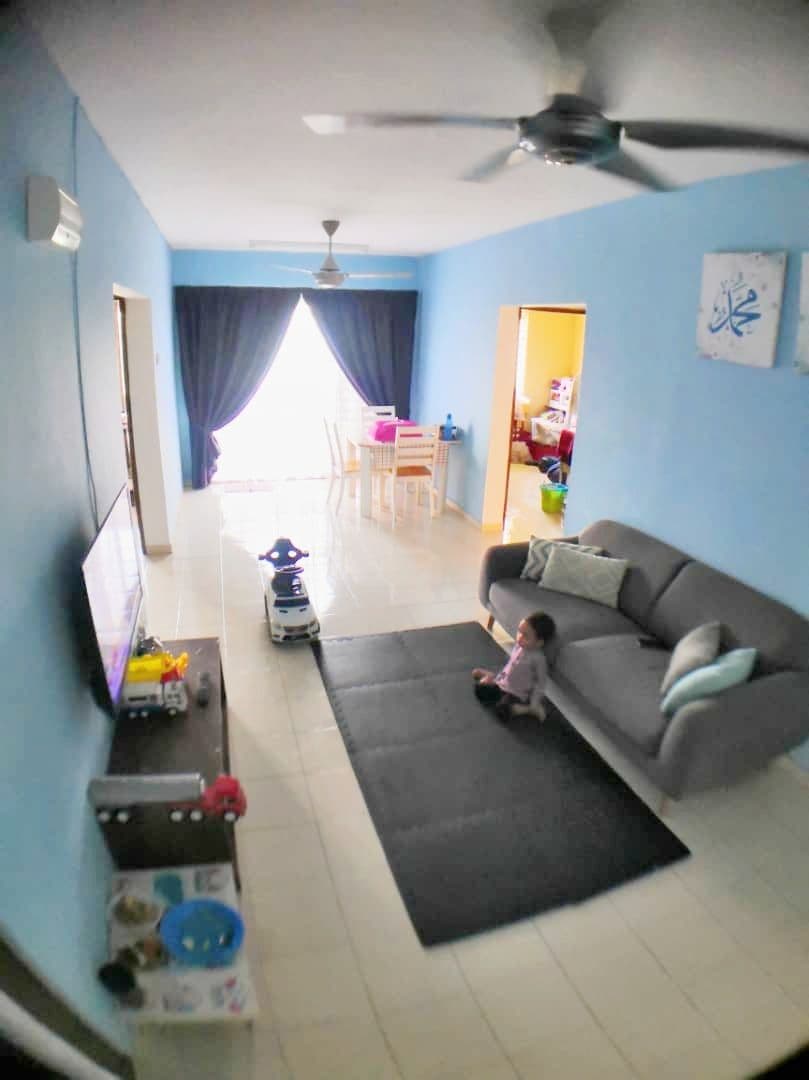 End Lot Cantik Apartment Laguna Biru Rawang