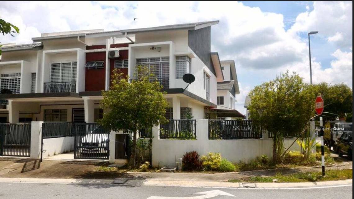 m residence 1 2sty corner house rawang for sale