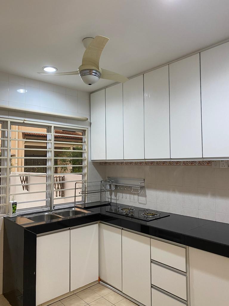 double storey fully furnished house seri kembangan