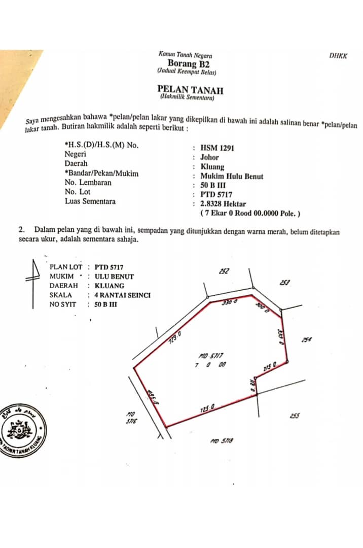 Simpang Renggam Jln Parit Satu 7Acre Resident Land - photo 4