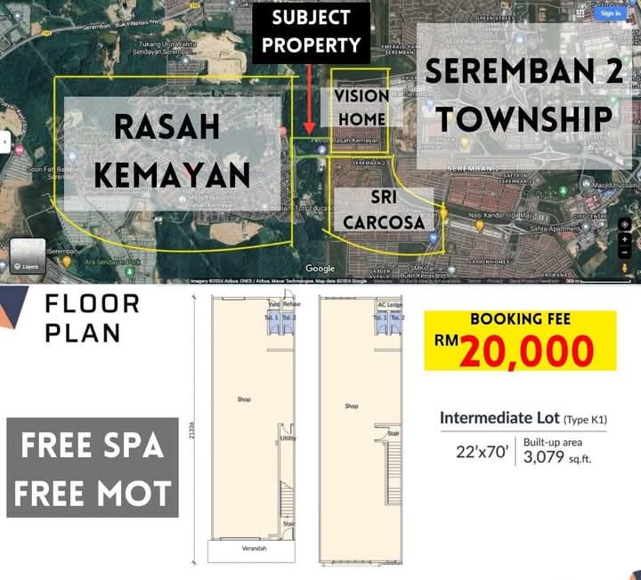 Double Storey Shop Lot At Seremban 2 - photo 5