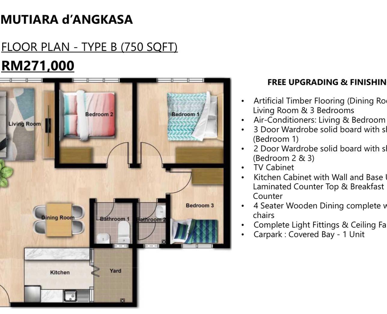 TYPE C APARTMENT MUTIARA TASEK PRIMA PUCHONG - photo 4