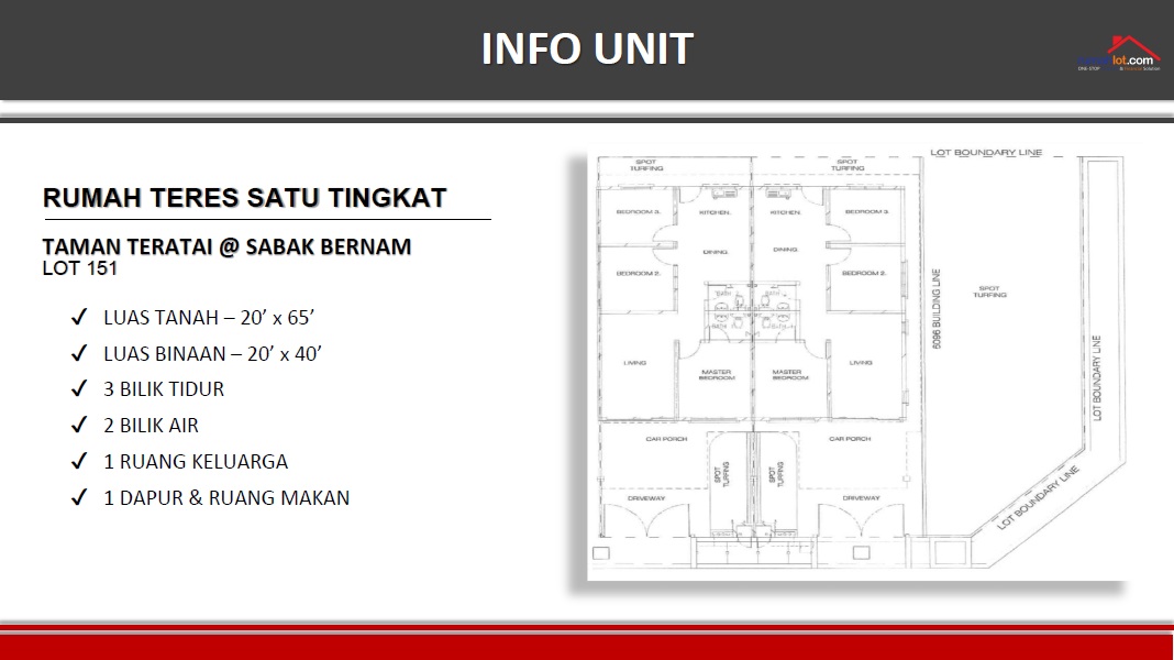 Single Storey Taman Teratai Sabak Bernam RM252k - photo 3