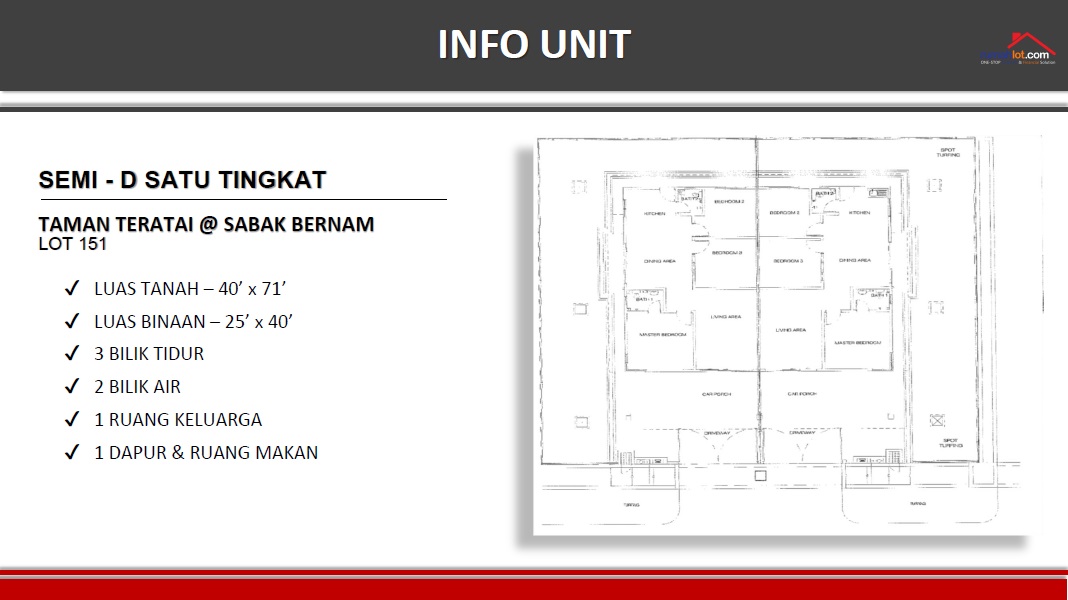Semi D Taman Teratai Sabak Bernam RM351K - photo 3