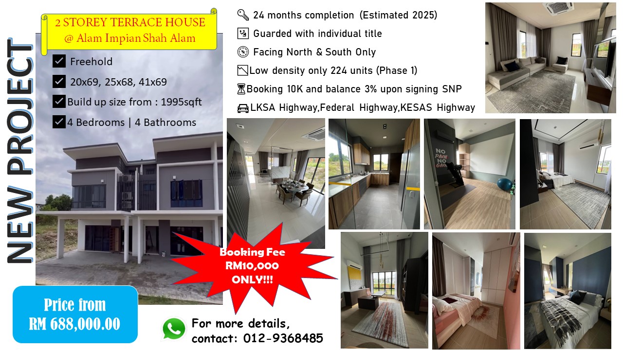 NEW 2 Storey Terrace ...