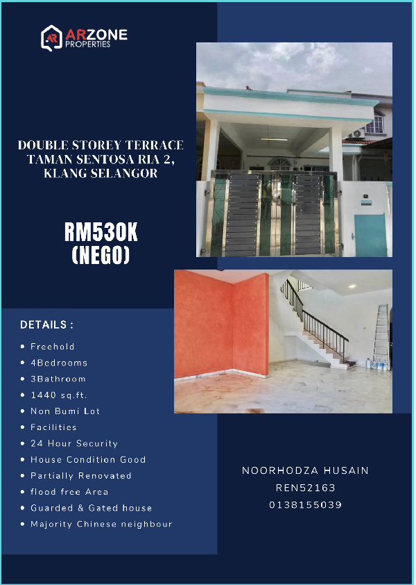 2 STOREY TERRACE, KLANG