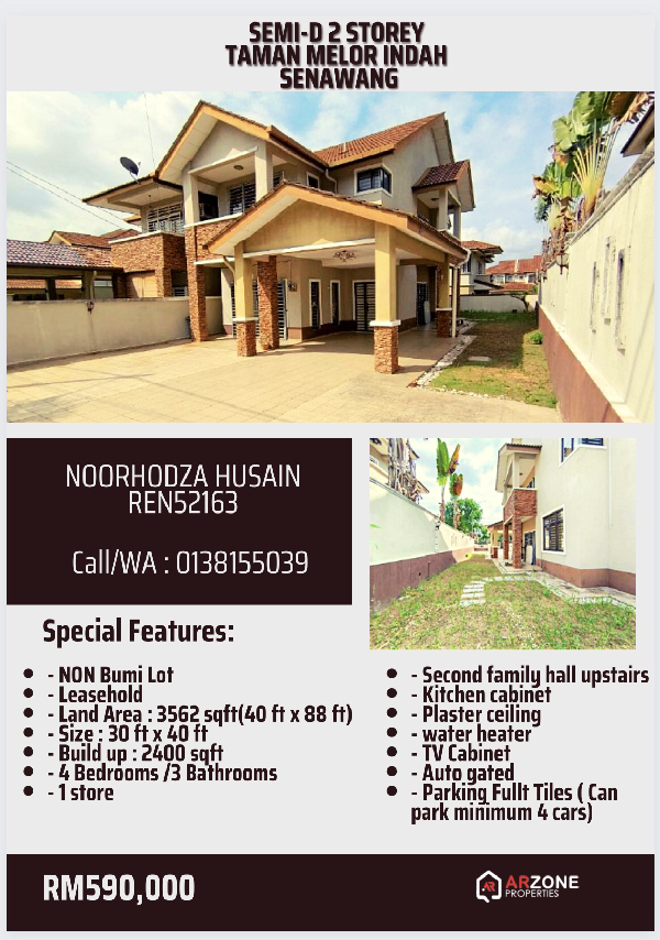 TAMAN MELOR INDAH, SENAWANG