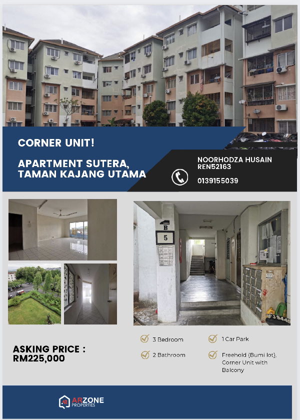 APARTMENT SUTERA, TAMAN KAJANG UTAMA