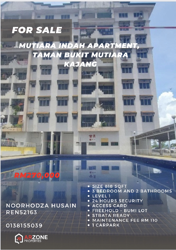 MUTIARA INDAH APARTMENT, KAJANG