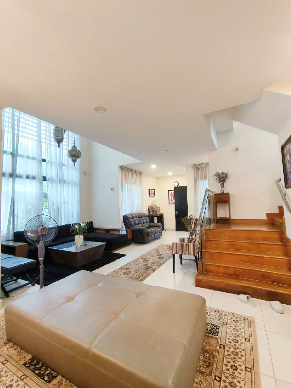 Semi-D 2 Storey End Lot Spacious Land Facing Open, Nice Number Citrina, Alam Impian - photo 12