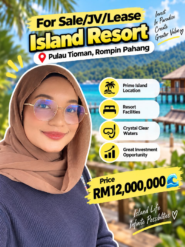 FOR SALE / JV / LEASE | Island Resort @ Pulau Tioman