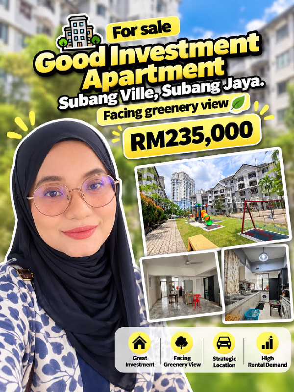 FOR SALE | SUBANG VILLE EHSANHigh-Floor Apartment with Greenery View | Sunway, Petaling Jaya - photo 1