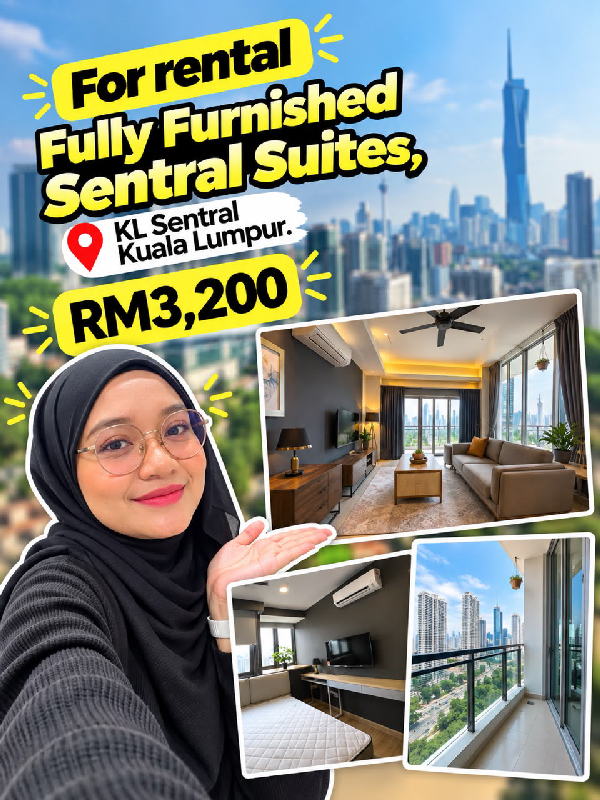 FOR RENT | FULLY FURNISHED 1-BEDROOM UNITSENTRAL SUITES @ KL SENTRAL, KUALA LUMPUR - photo 1