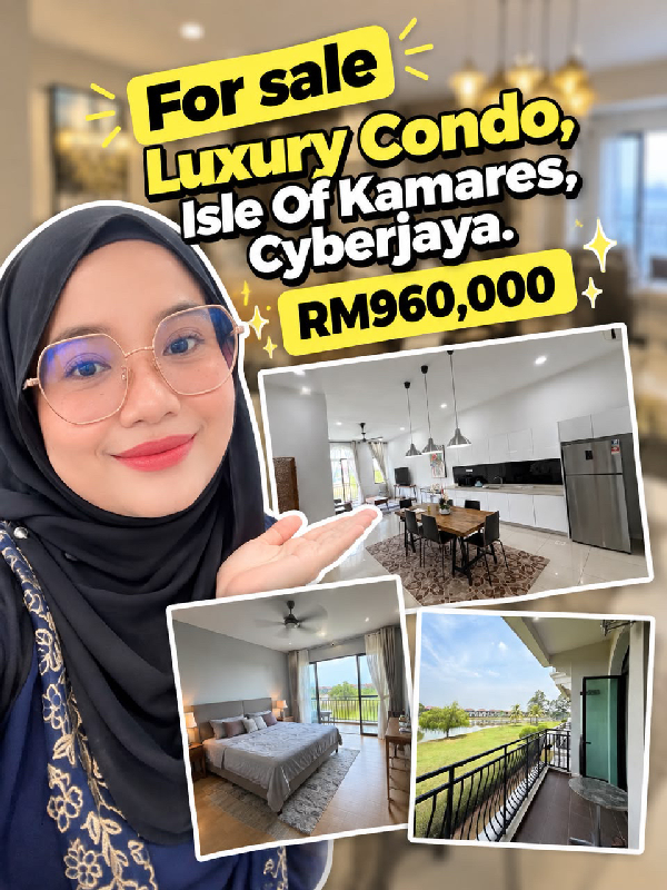 EXCLUSIVE | FOR SALE | ISLE OF KAMARES @ SETIA ECO GLADES Cyberjaya, Selangor  Facing Lake 