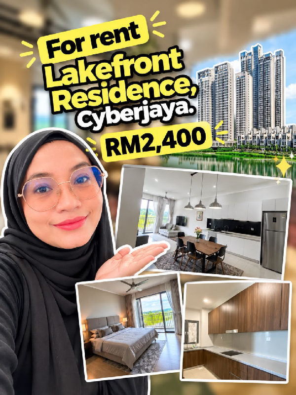 FOR RENT | LAKEFRONT RESIDENCE @ CYBERJAYA