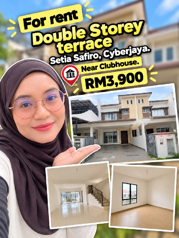 FOR RENT | SETIA SAFIRO @ ADELLA, CYBERJAYACompleted Phase 3 | Near Clubhouse | Partly Furnished