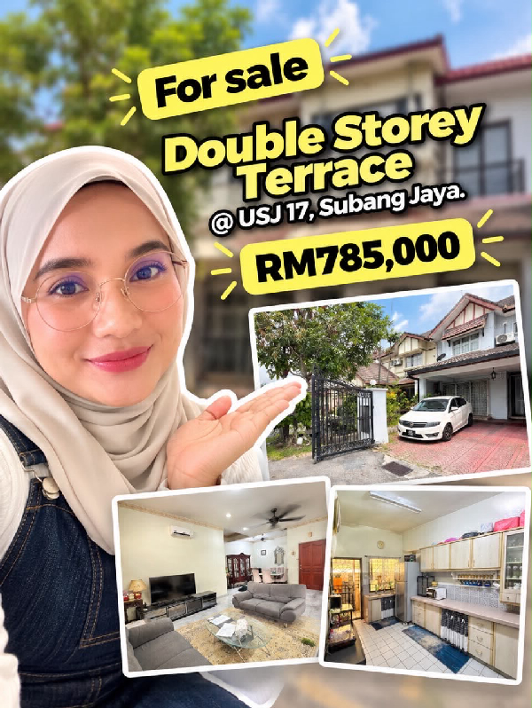 FOR SALE | DOUBLE STOREY TERRACE HOUSE USJ 17, Subang Jaya