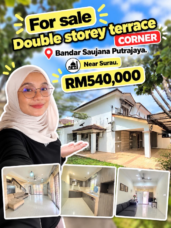 FOR SALE | CORNER LOT DOUBLE STOREY TERRACE HOUSEBandar Saujana Putra (BSP), SP7, Jenjarom, Selangor