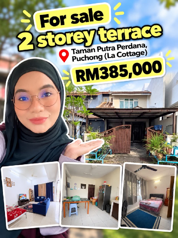 FOR SALE | DOUBLE STOREY TERRACE HOUSELa Cottage, Taman Putra Perdana, Puchong