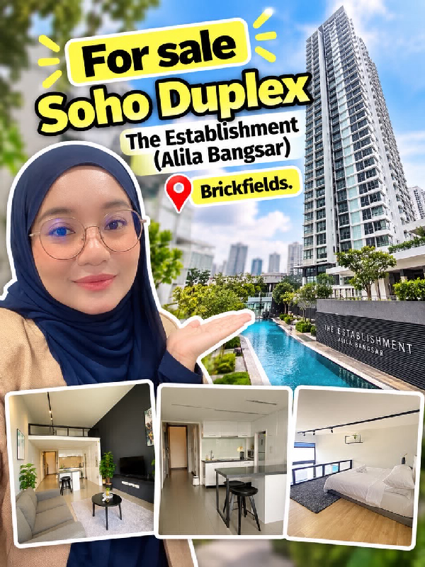 FOR SALE | THE ESTABLISHMENT @ ALILA BANGSARBrickfields, Kuala Lumpur | Soho Duplex | Fully Furnishe