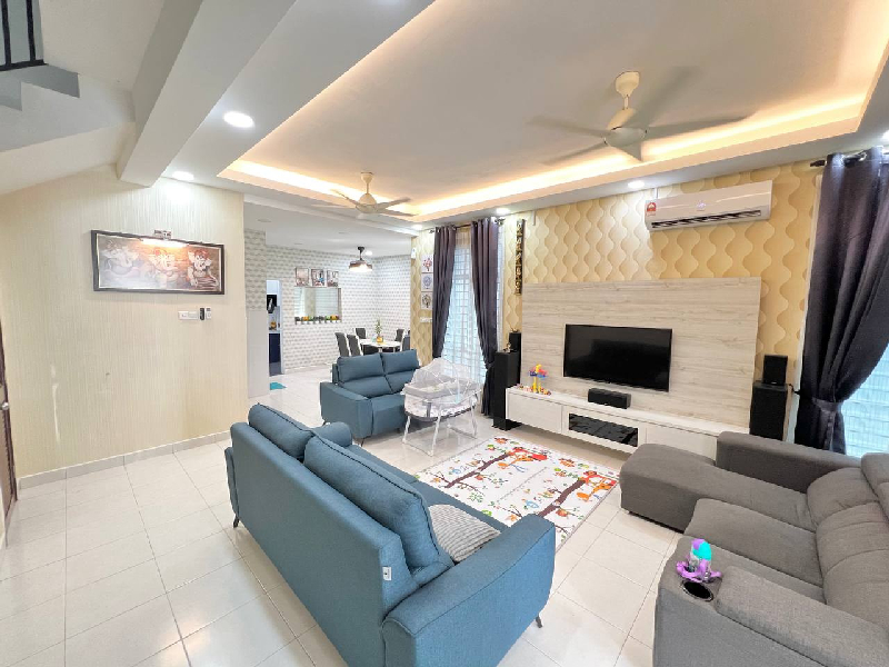 END LOT DOUBLE STOREY MERANTI HILL PARK PUNCAK ALAM - photo 3