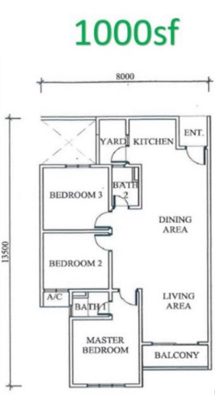 Rent Vista Bangi Near Ukm 3R2B 1000 sqft B19 - photo 7