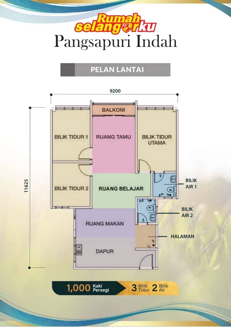 Rumah Selangorku Pangsapuri Salak Tinggi Sepang - photo 2