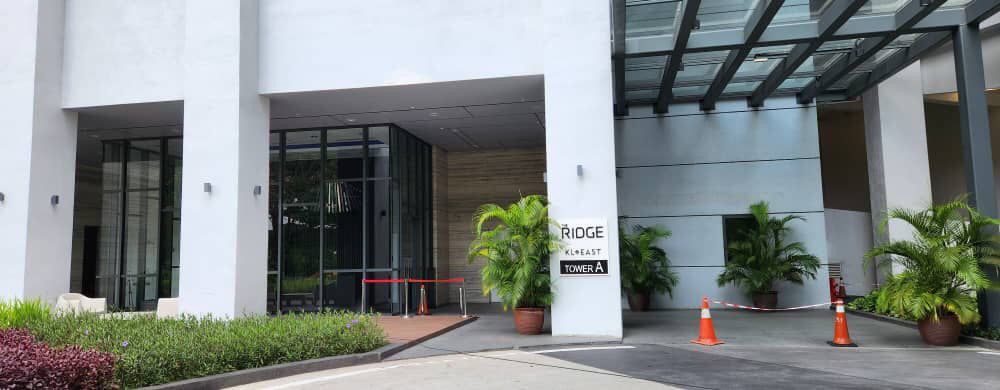 The ridge ...