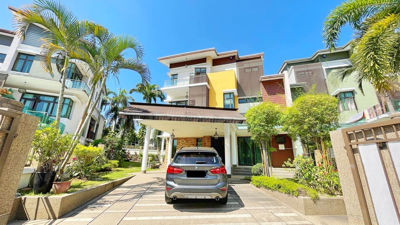 3 Storey Semi Detached House Villa Green Tropicana