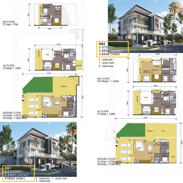 BRAND NEW Three Storey Semi D Taman Melawati - photo 3
