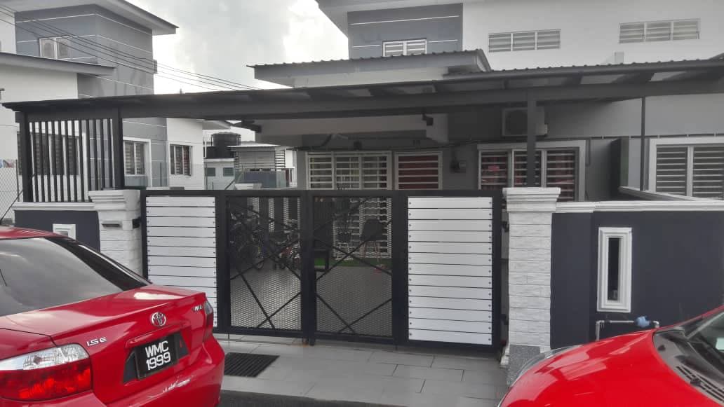 End lot rumah setingkat setengah rawang