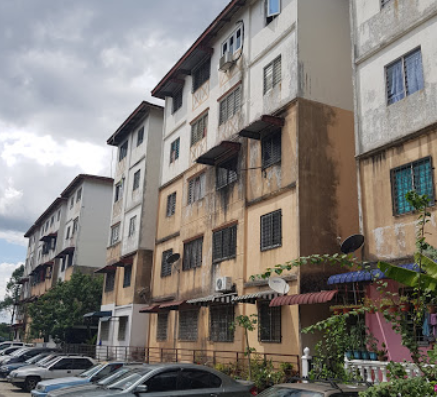 Sri indah flat taman ...