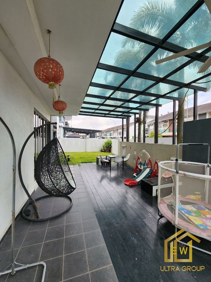 CORNER HOUSE Bandar parkland 2 sty superlink fully - photo 4