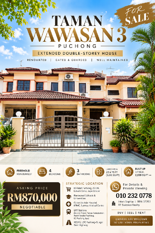 EXTENDED KITCHEN 2 STOREY WAWASAN 3