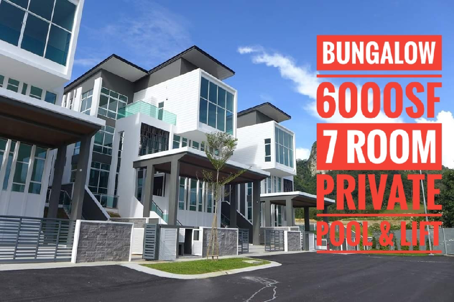 [ Private Pool & Lift ] 3sty Bungalow in Kemensah, Taman Melawati