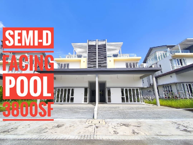 [ Facing Pool ] 2.5 sty Semi-D at Kemensah,Taman Melawati